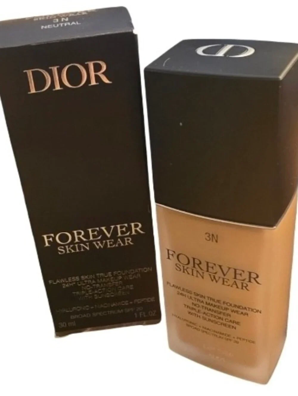 Dior Forever Skin Wear Foundation 3N-Neutral 1fl Oz NEW